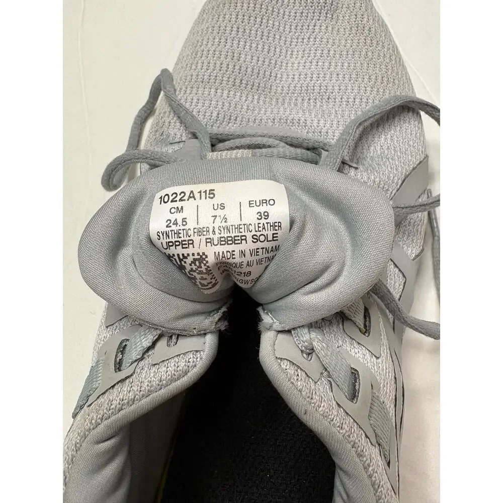 ASICS GEL-Quantum 90 Womens 7.5 Gray Running Walking Shoes 1022A115 EU 39